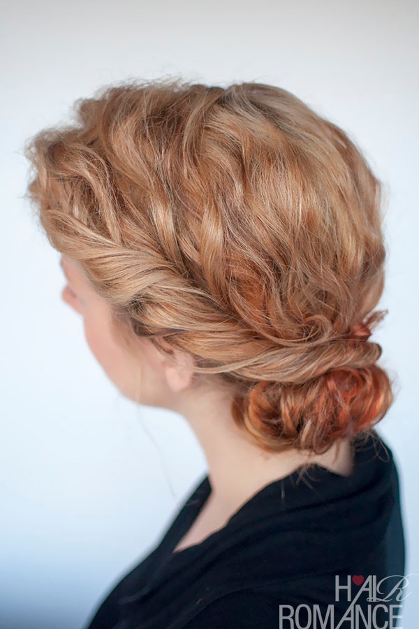 Curly Bun and Twist:  This one is for the messy bun lovers! If you want a casual, no fuss look that is oozing with elegance, this is the way to go! The curly bun and twist will transform your daily look from “queen of the messy bun”, to “queen of the prom” chic, for a special night out.