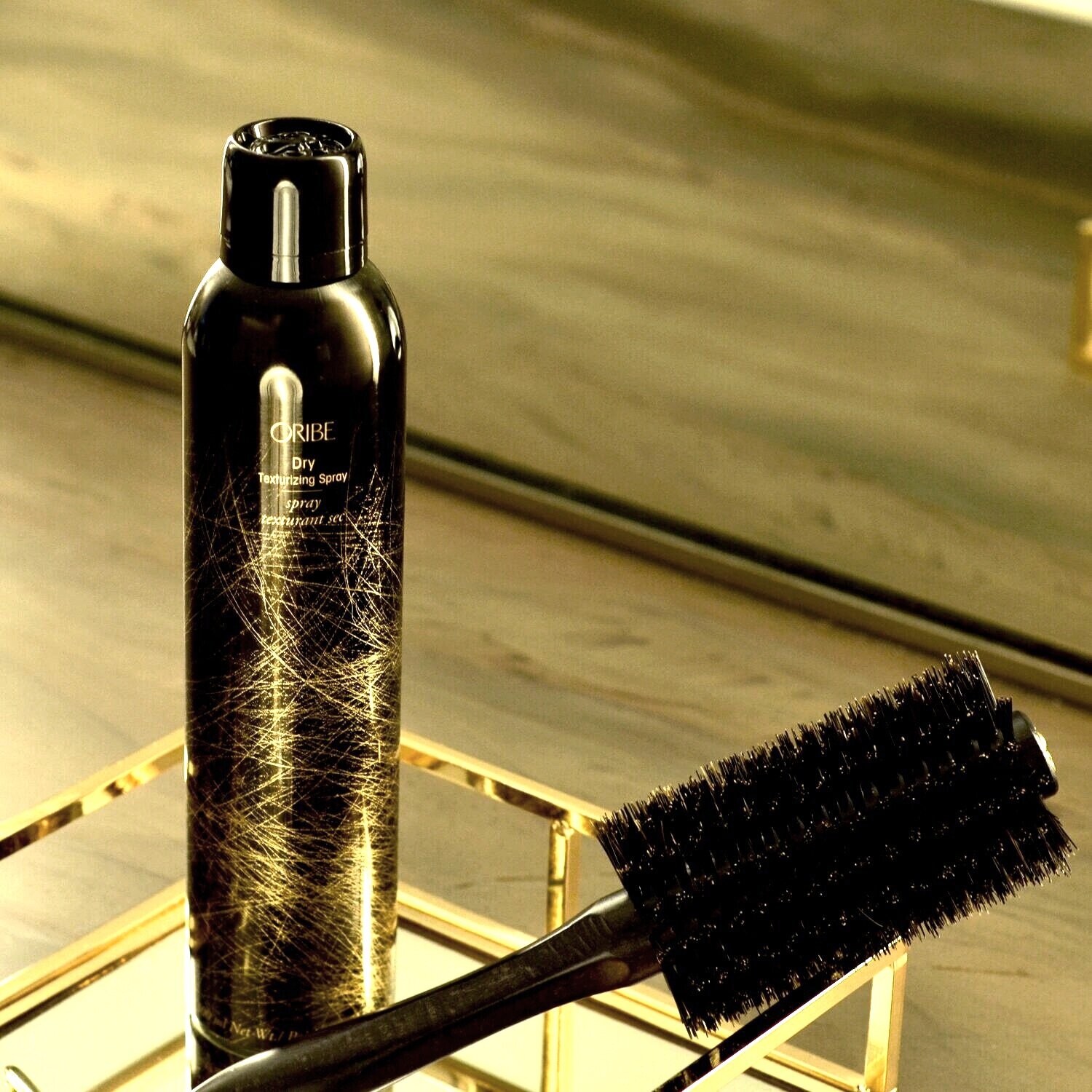 5. Get full-on glamorous hair with Oribe Dry Texturizing Spray. This award-winning, invisible hair spray supports incredible volume and sexy texture into your hair. Patented polymers absorb oil at the roots, leaving you with that just-style look for days.