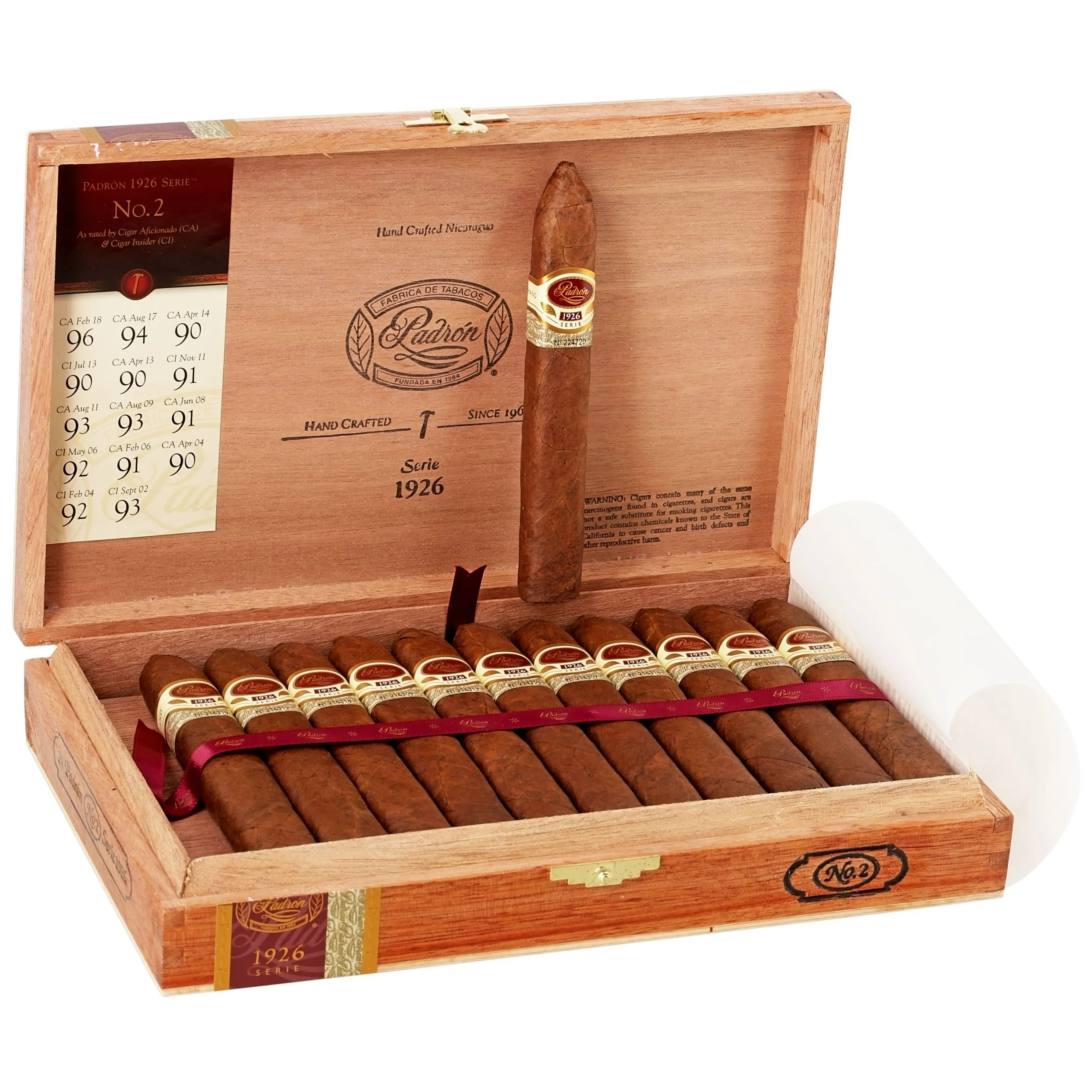 Padron 1926 Serie No. 2 Belicoso Natural