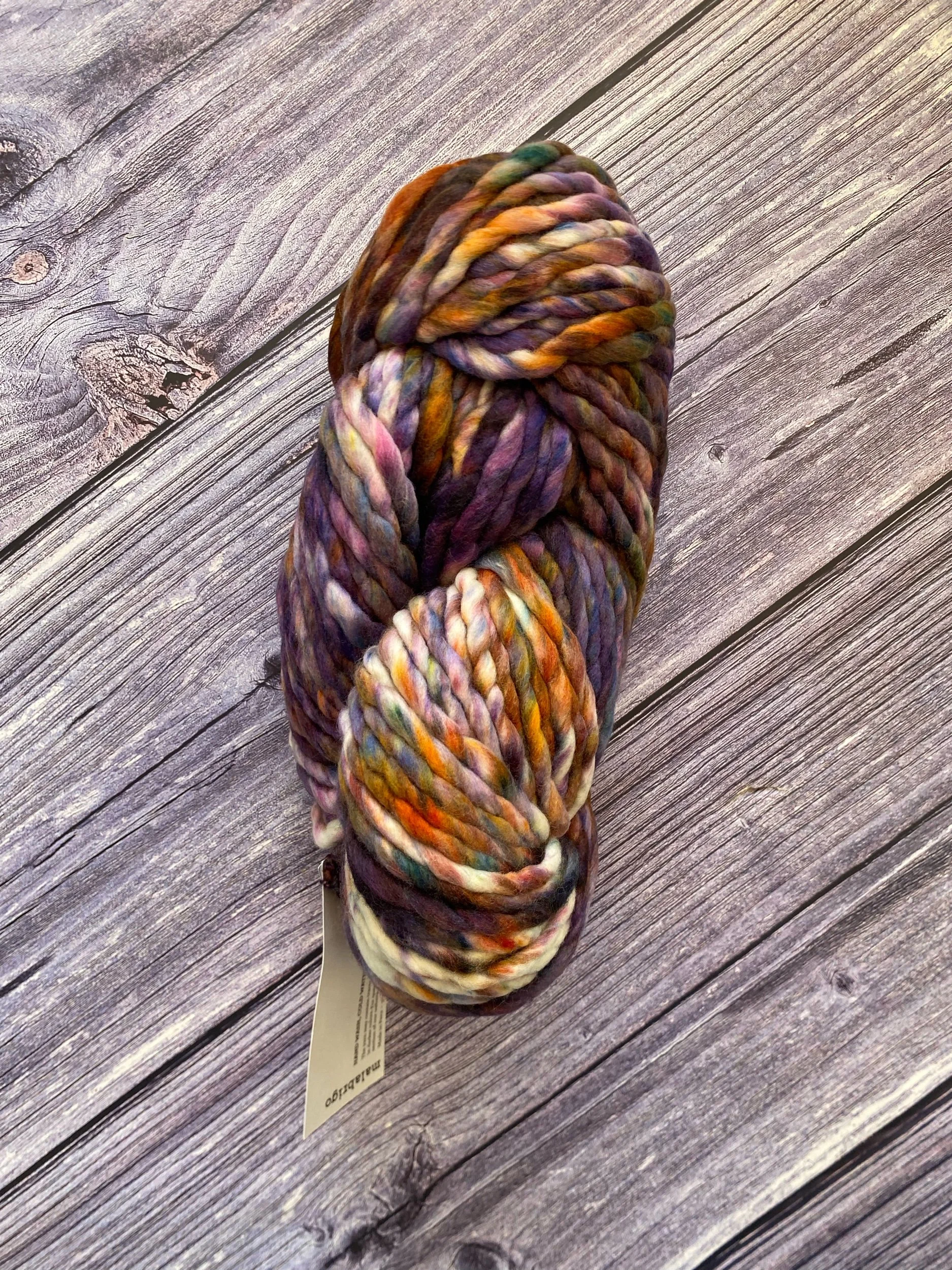 malabrigo rasta trompo, hand dyed merino wool