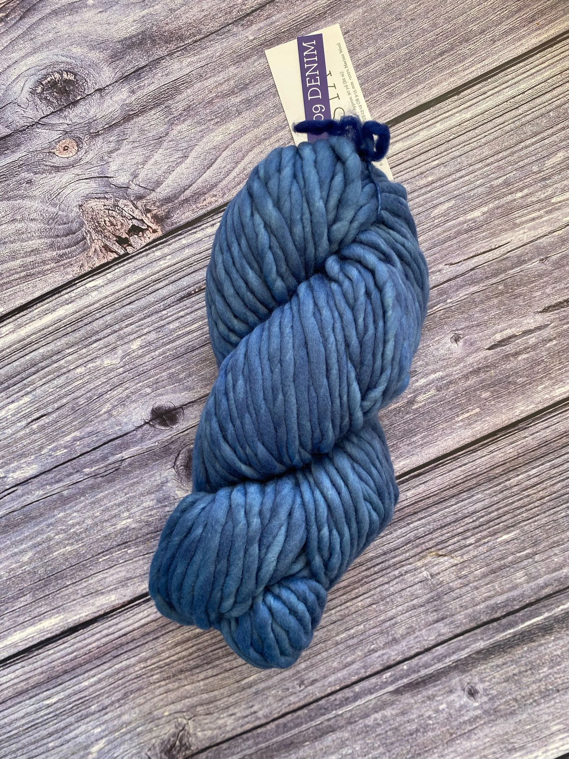 Malabrigo Rasta Denim, Merino Wool, Hand Dyed yarn