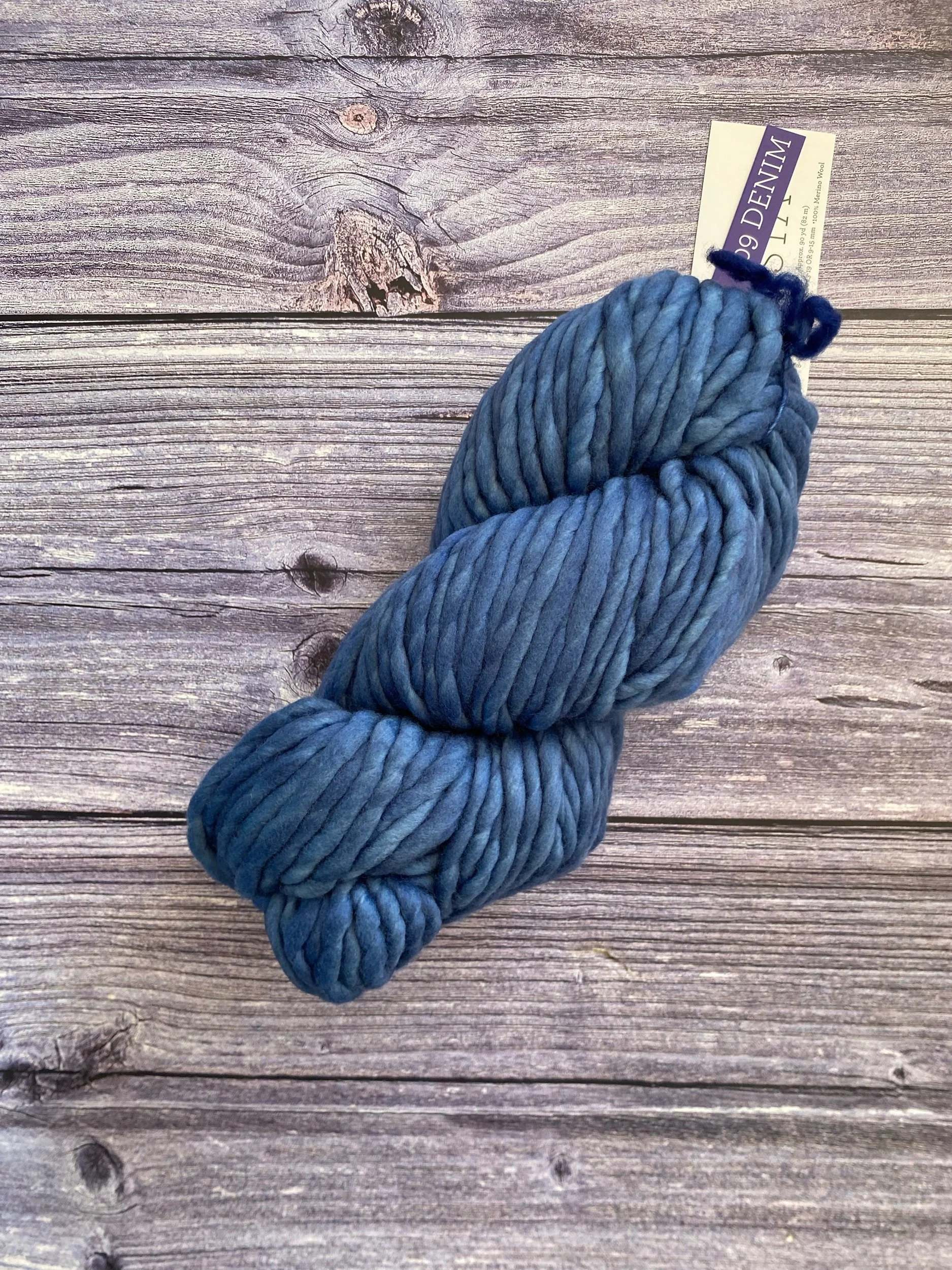 Malabrigo Rasta Denim, Merino Wool, Hand Dyed yarn