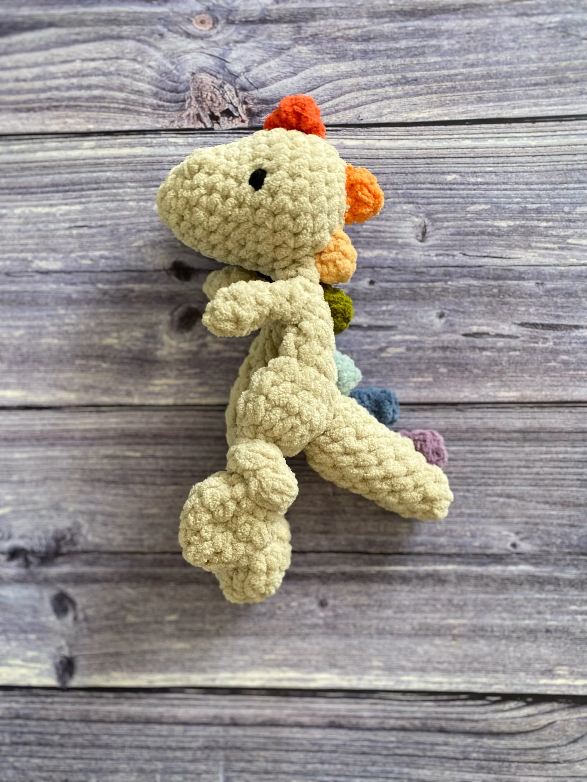 Ready to Ship - Dash Dino Lovey - Almond