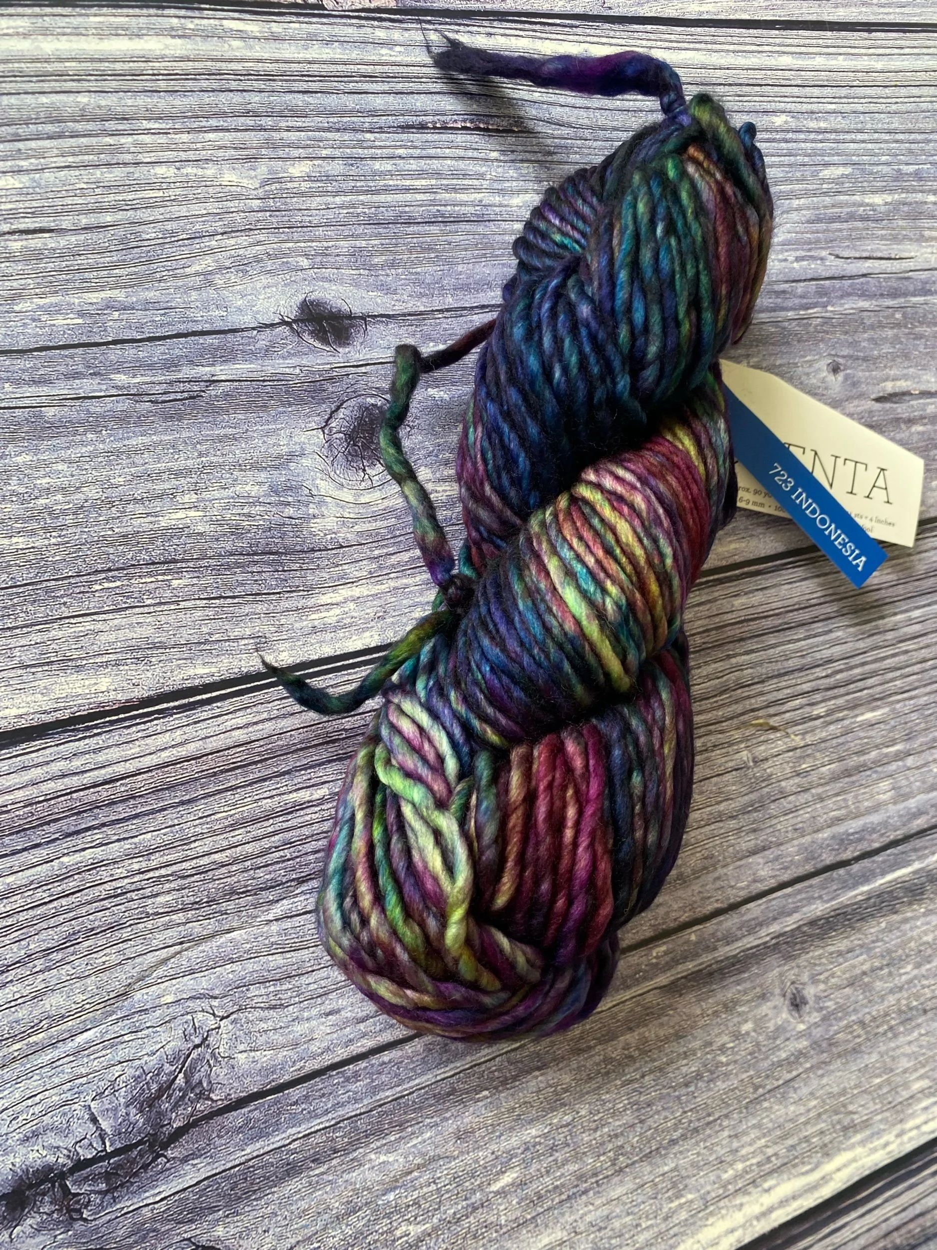 Malabrigo noventa indonesia, merino wool, hand dyed yarn, blue green merino wool, malabrigo uk stockist