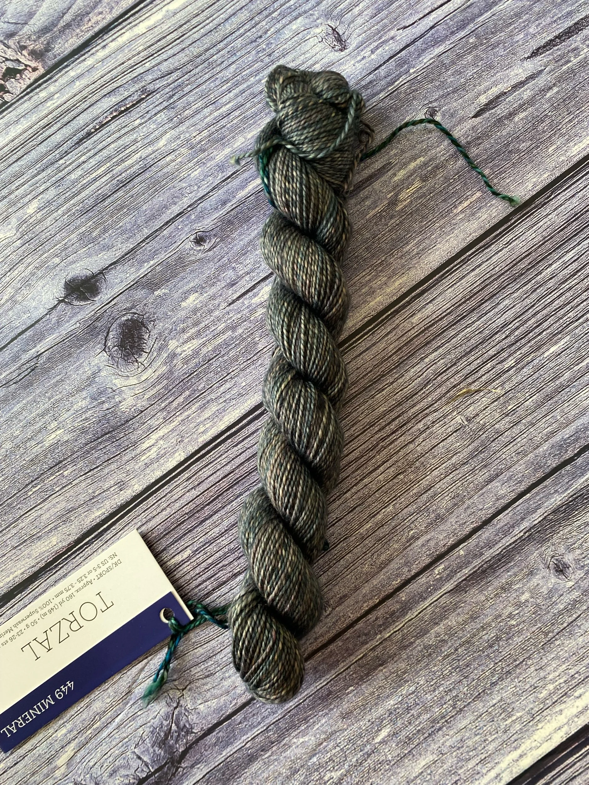 Malabrigo Torzal Mineral, merino wool, hand dyed yarn, grey blend merino wool, malabrigo uk stockist