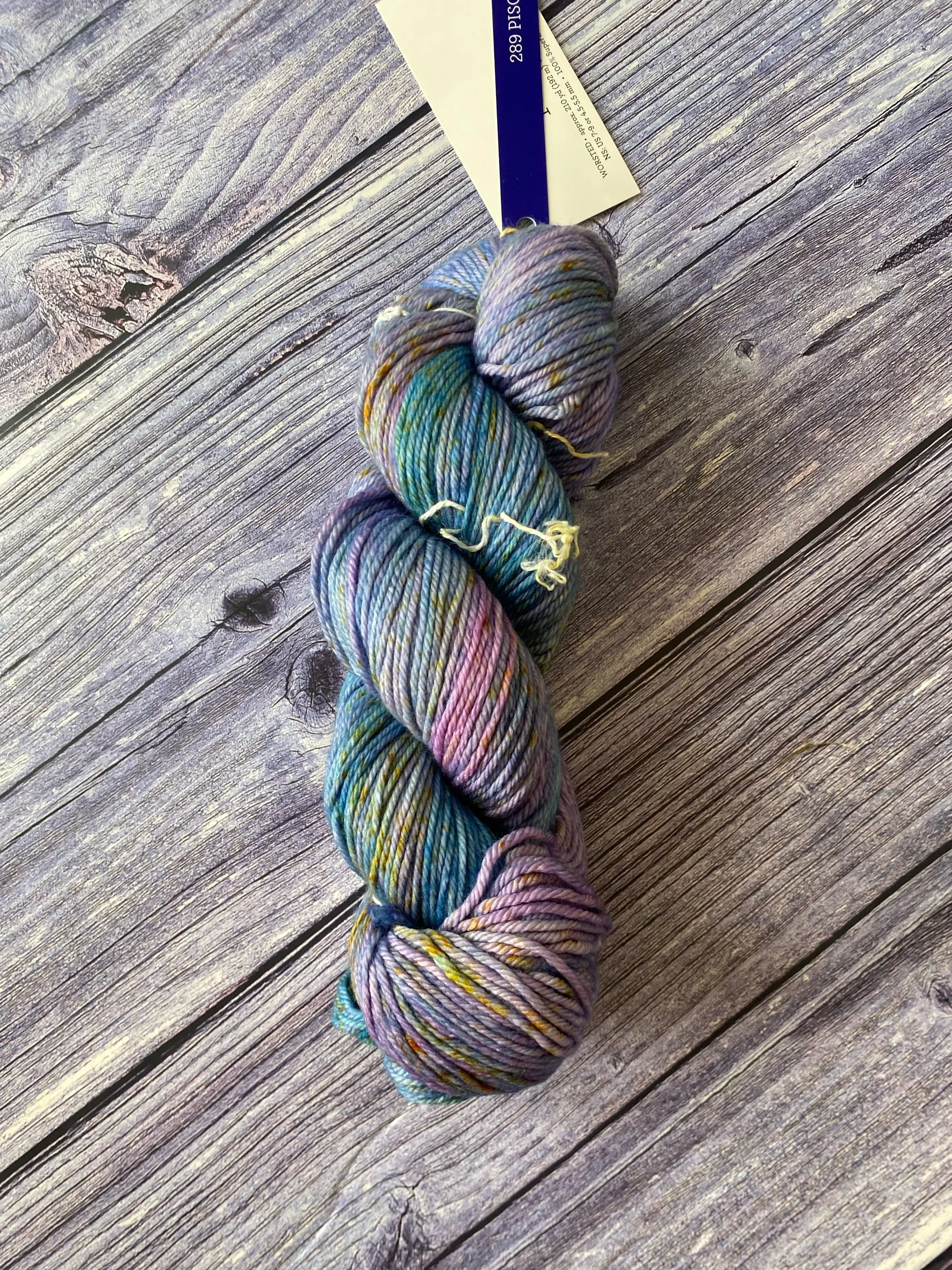 malabrigo rios pisces, merino wool, hand dyed yarn, fine merino, blue pink merino