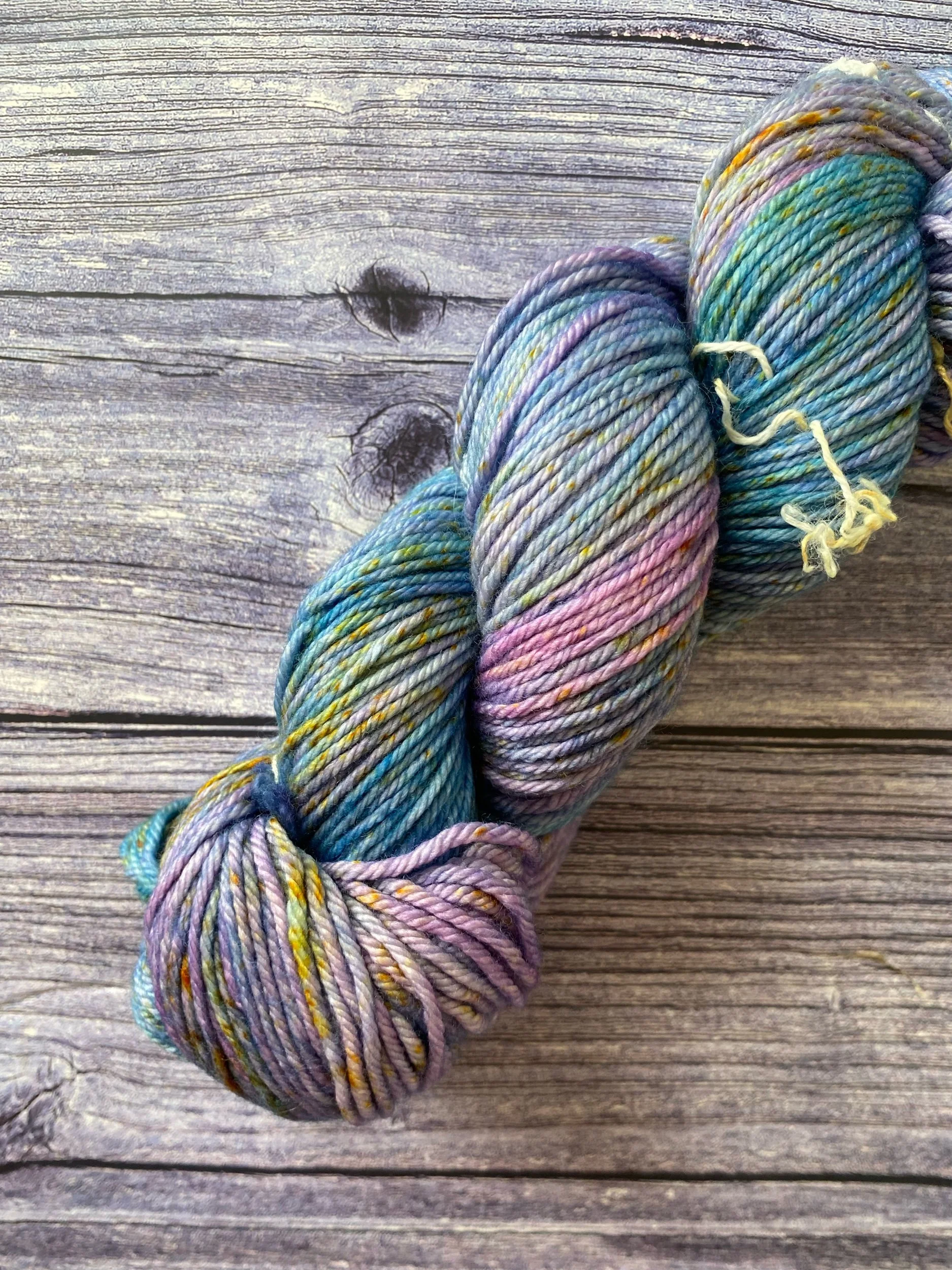 malabrigo rios pisces, merino wool, hand dyed yarn, fine merino, blue pink merino