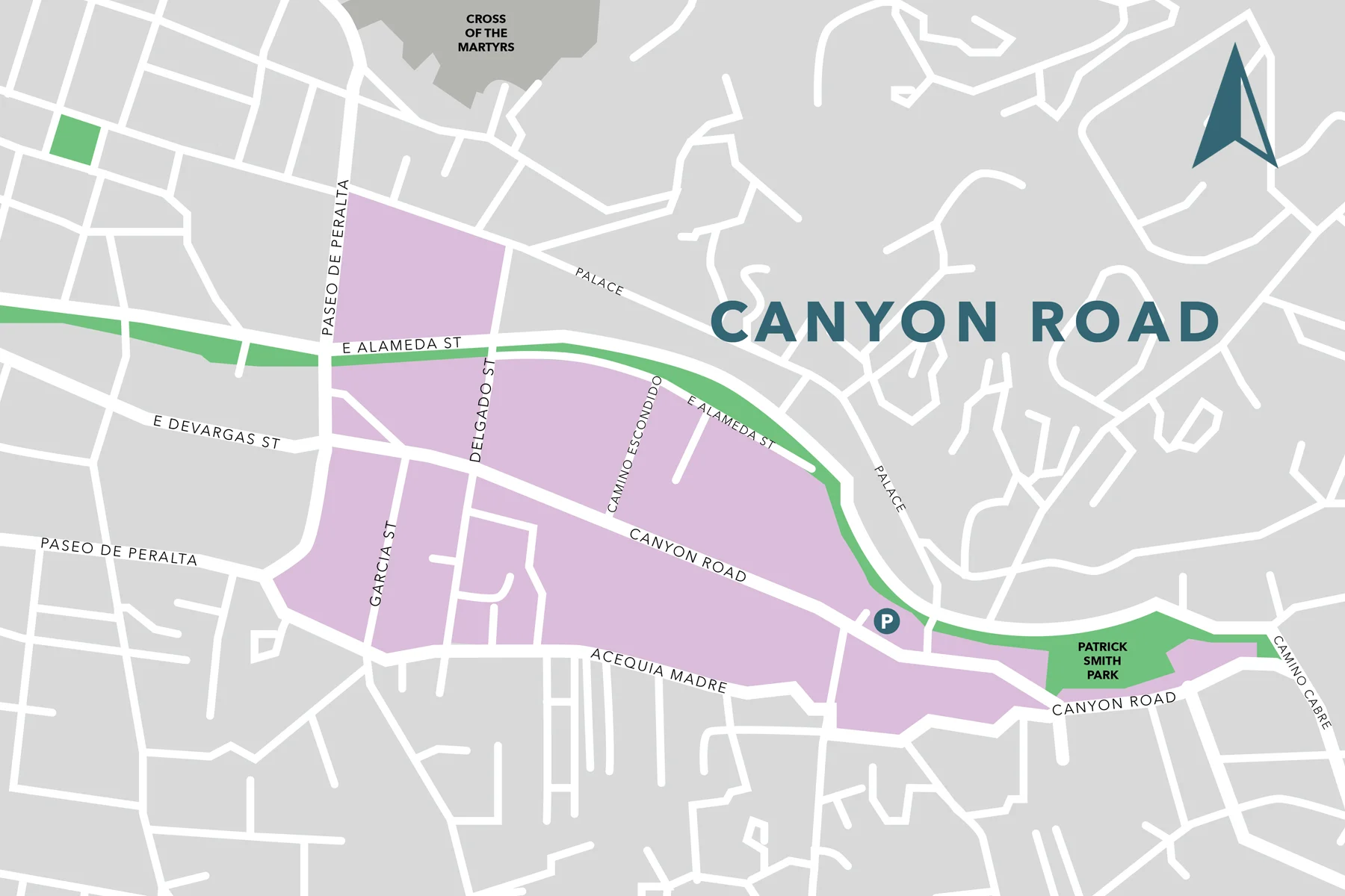 Canyon Road Santa Fe’s historic Canyon Road, is a winding thoroughfare lined with centuries-old adobes teeming with art. With more than 80 galleries, Santa Fe’s longest-established arts district has the highest concentration of galleries. Once a residential street, Canyon Road’s status as an art center dates back to the early 20th Century when five emerging painters—Will Shuster, Fremont Ellis, Walter Mruk, Jozef Bakos, and Willard Nash—who dubbed themselves “Los Cinco Pintores,” made it their home. On today’s Canyon Road, you can find classic Santa Fe art from this period as well as contemporary and modern work all before stopping for tapas and flamenco at El Farol, the first and oldest restaurant in Santa Fe.