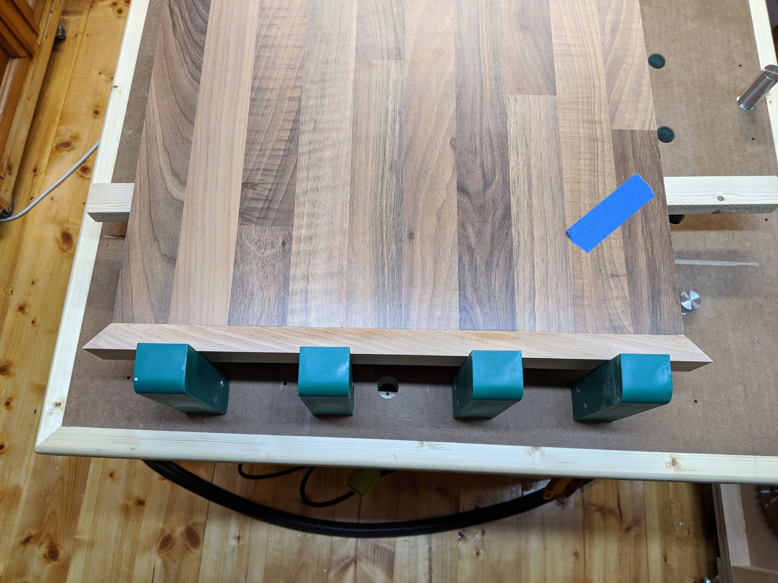 First side - glue up