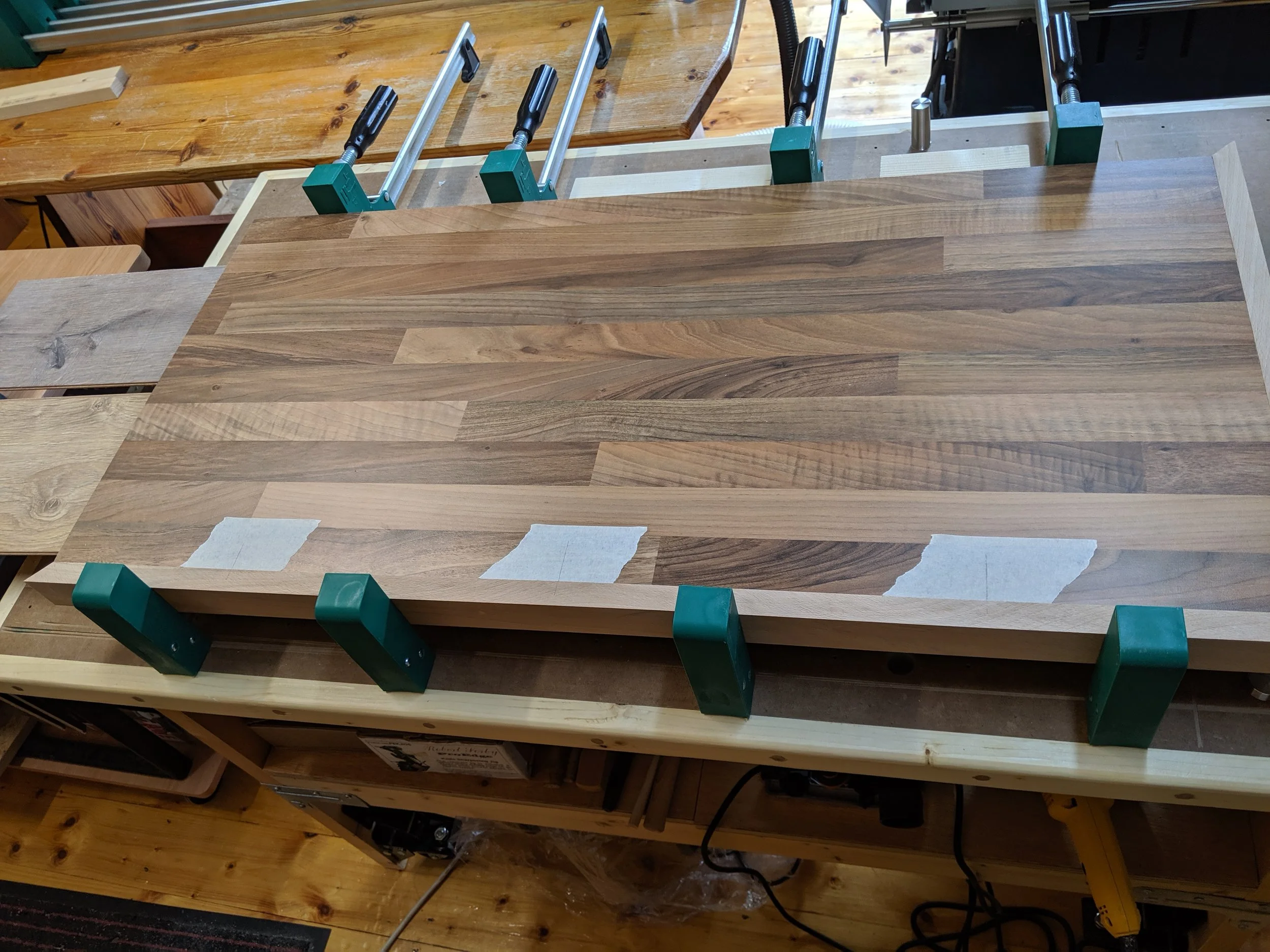 Second side - glue up