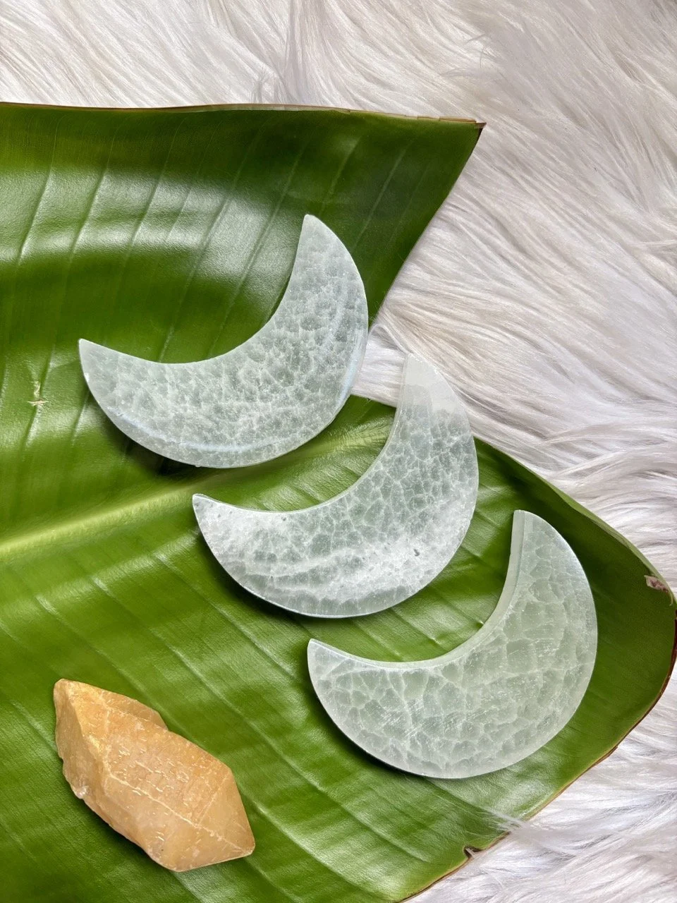 Selenite Moon Stone