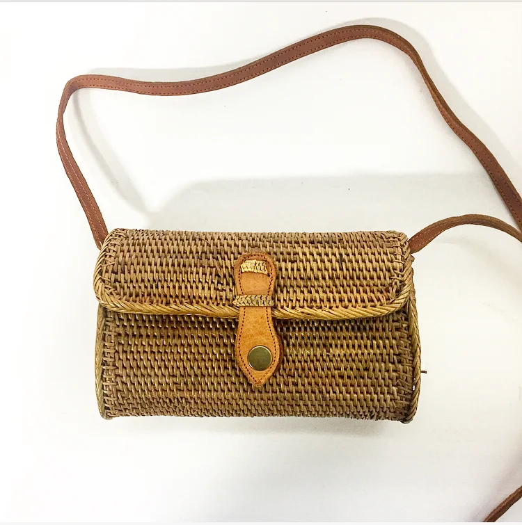 Rectangle Rattan Bag