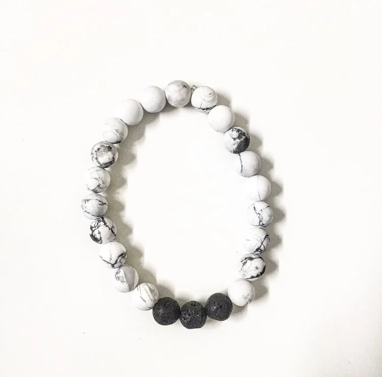 Matte Howlite bracelet