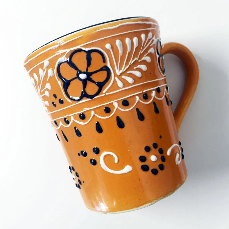 Orange Handmade Fair Trade Mug 