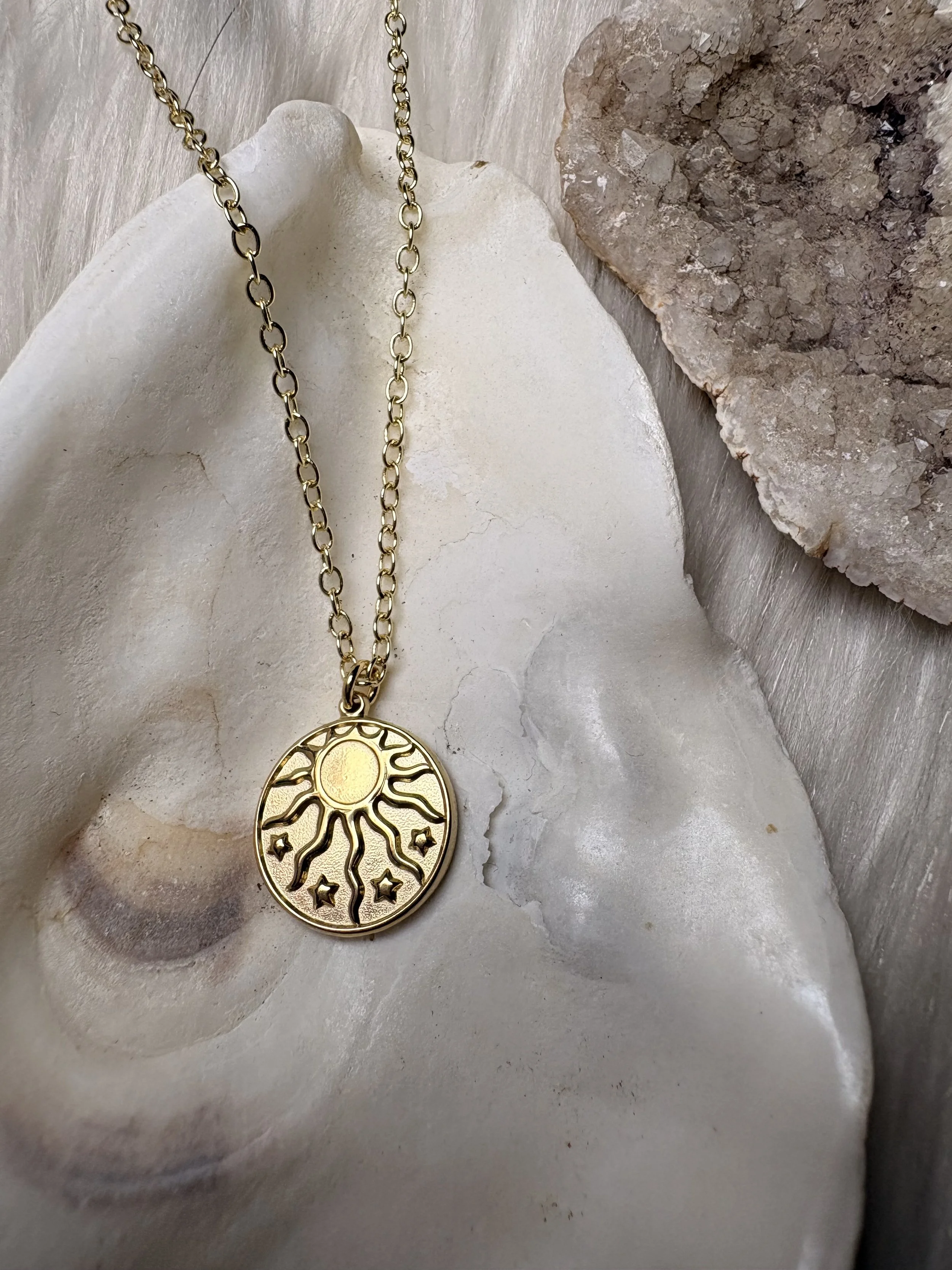 Sun and Stars Necklace