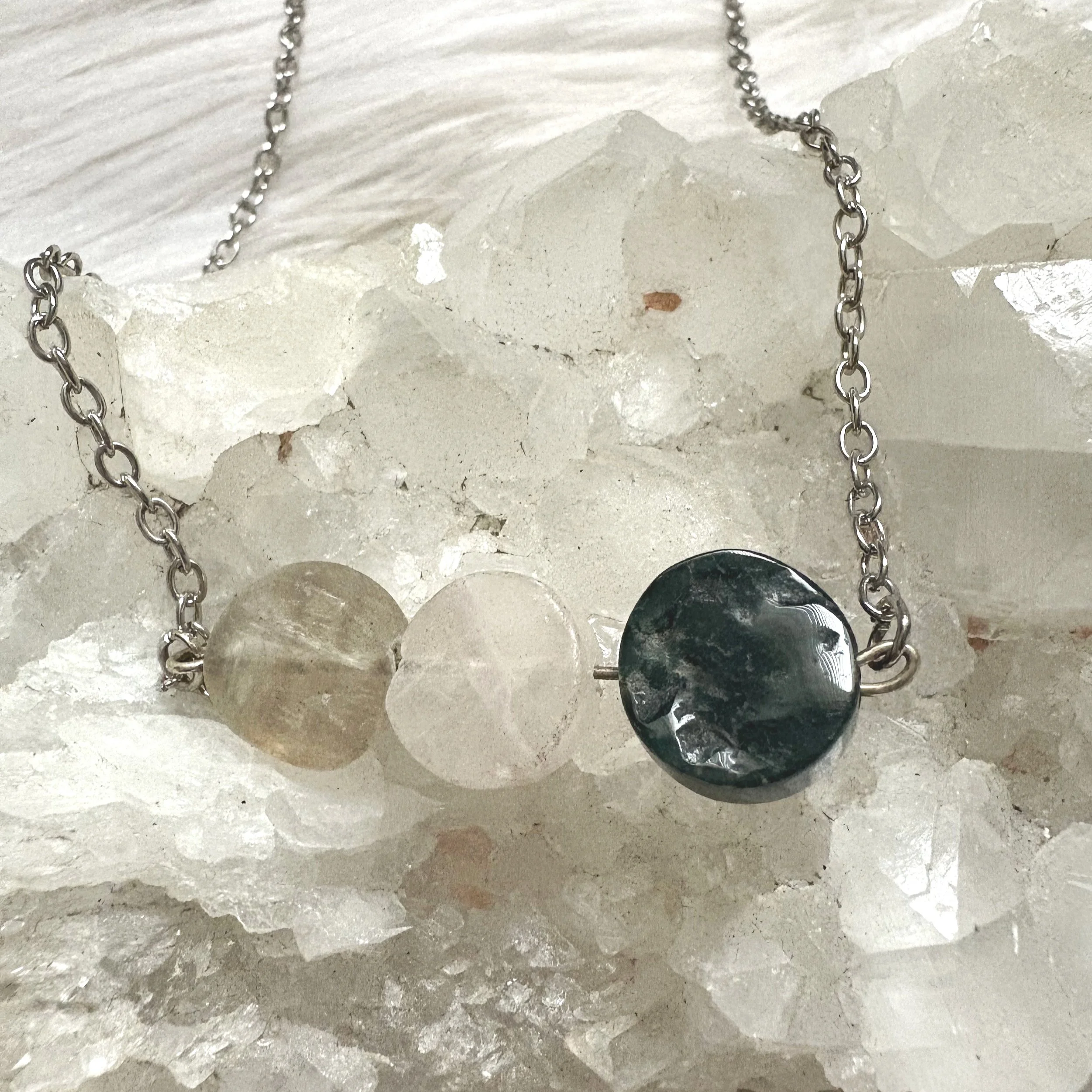 Rainbow Fluorite Necklace