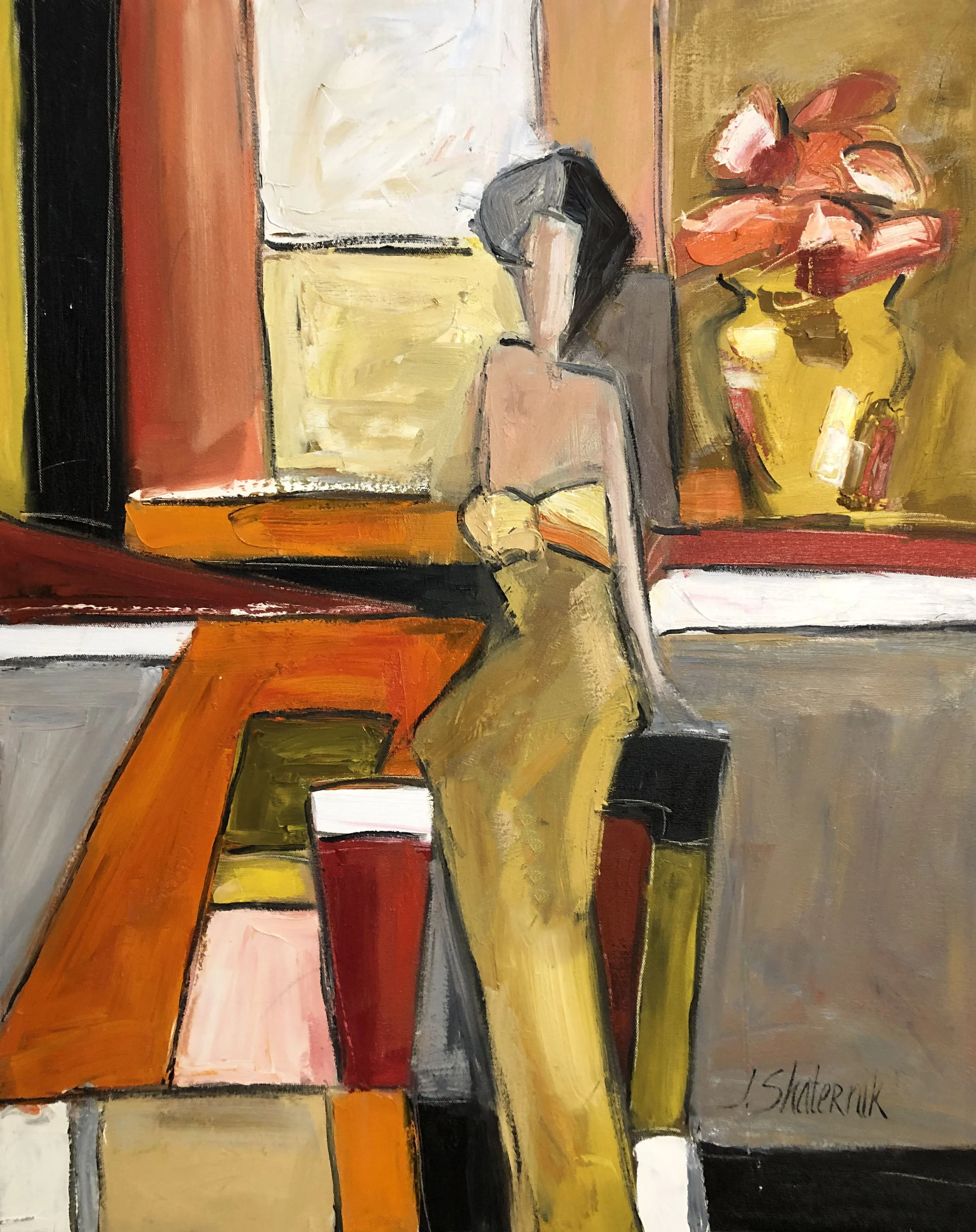 Modern Woman, 24x30 oil on canvas $600.jpg