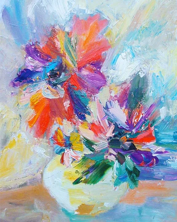Spring Flowers, Giclee on Paper 