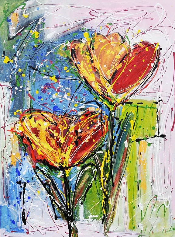 "Abstract Tulips"