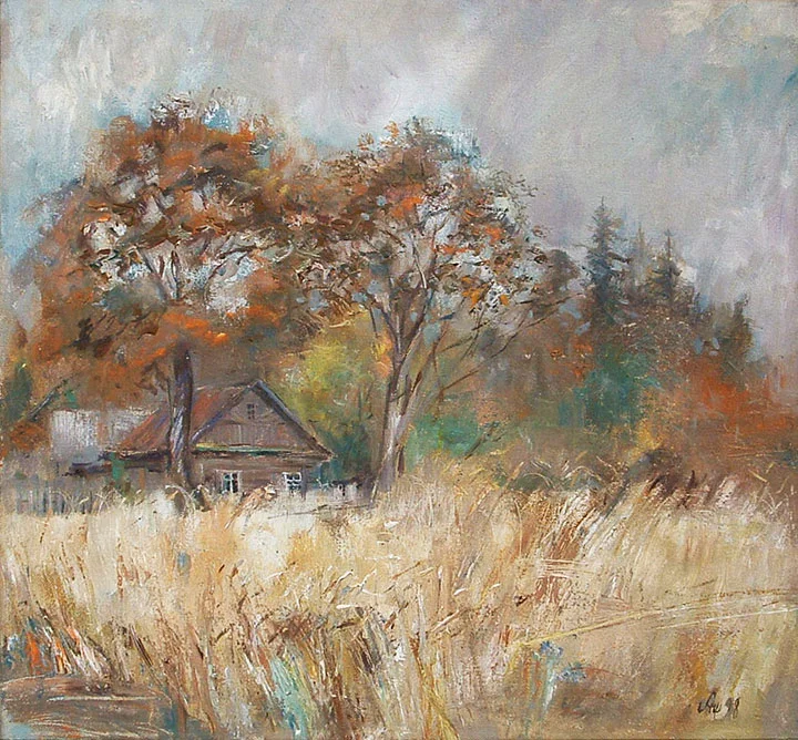 Old House in the Village - 12x12, 24x24.jpg