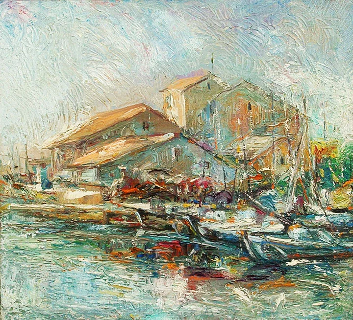 Pier in Venice - 8x10, 11x14, 12x12, 16x16.jpg