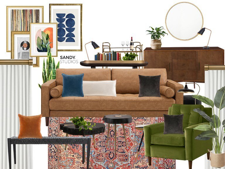 I love when clients have a different style than me! It's a fun challenge to curate a look that both I and the client love.
⠀
For this particular look the client liked jewel tones, but didn't want it to feel too girly.
⠀
To remedy this, I opted for de