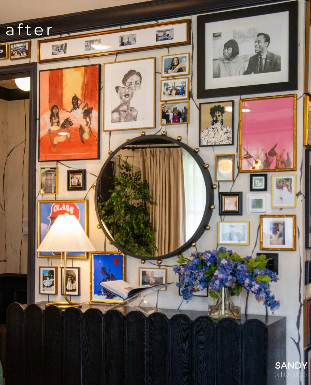 Comment &ldquo;shop&rdquo; for links to everything we used for this transformation. You&rsquo;ll also get a guide on how to make your own gallery wall.

 #AtlantaInteriorDesigner #Gallerywall #Maximalistgallerywall #EclecticDecor