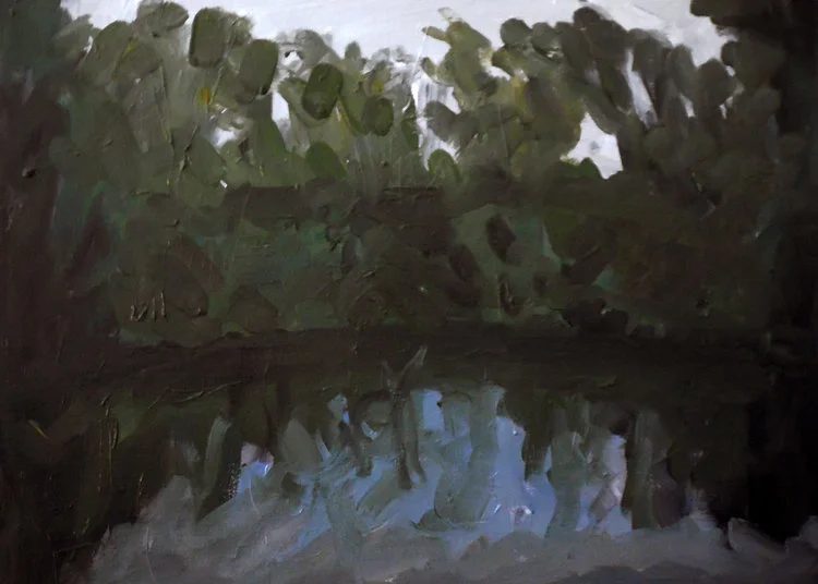 The Canal, Oil on Canvas, 16x12, 2018, ©