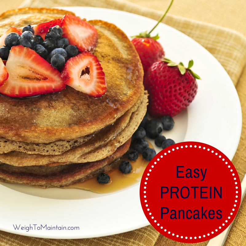 easy protein pancakes weigh to maintain