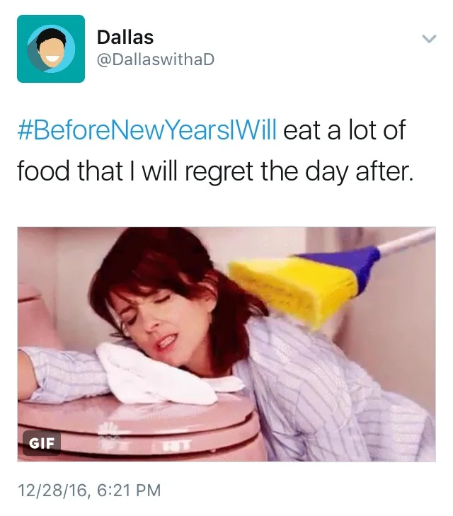 new year's diet resolutions