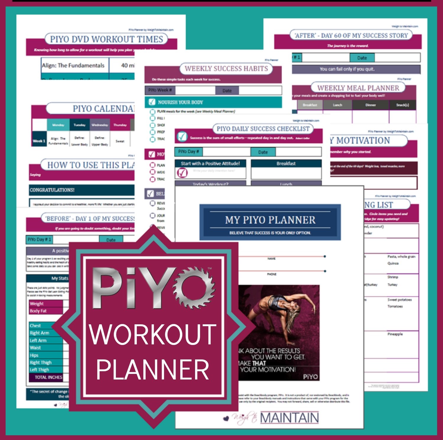 Review Piyo Meal Plan Diet For Weight Loss With Free Printables Plan A Healthy Life Plan A Healthy Life Free printable piyo daily food and workout tracker, plus a comprehensive review of the beachbody piyo meal plan. piyo meal plan diet for weight loss
