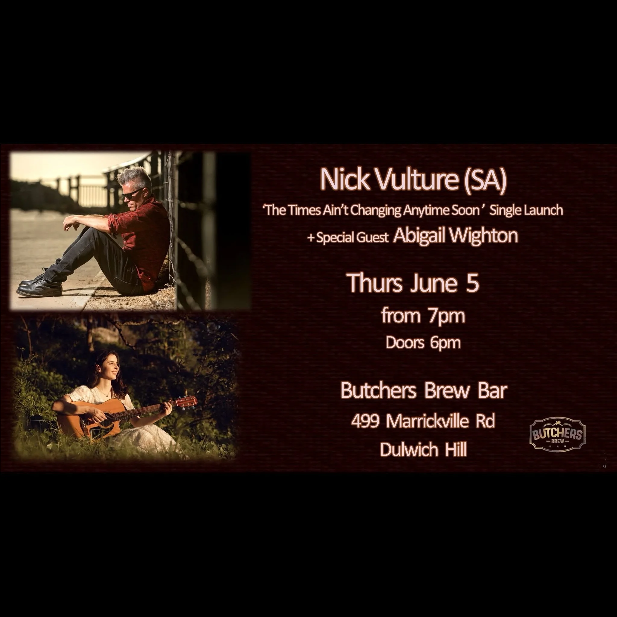 Nick Vulture single launch with Abigail Wighton