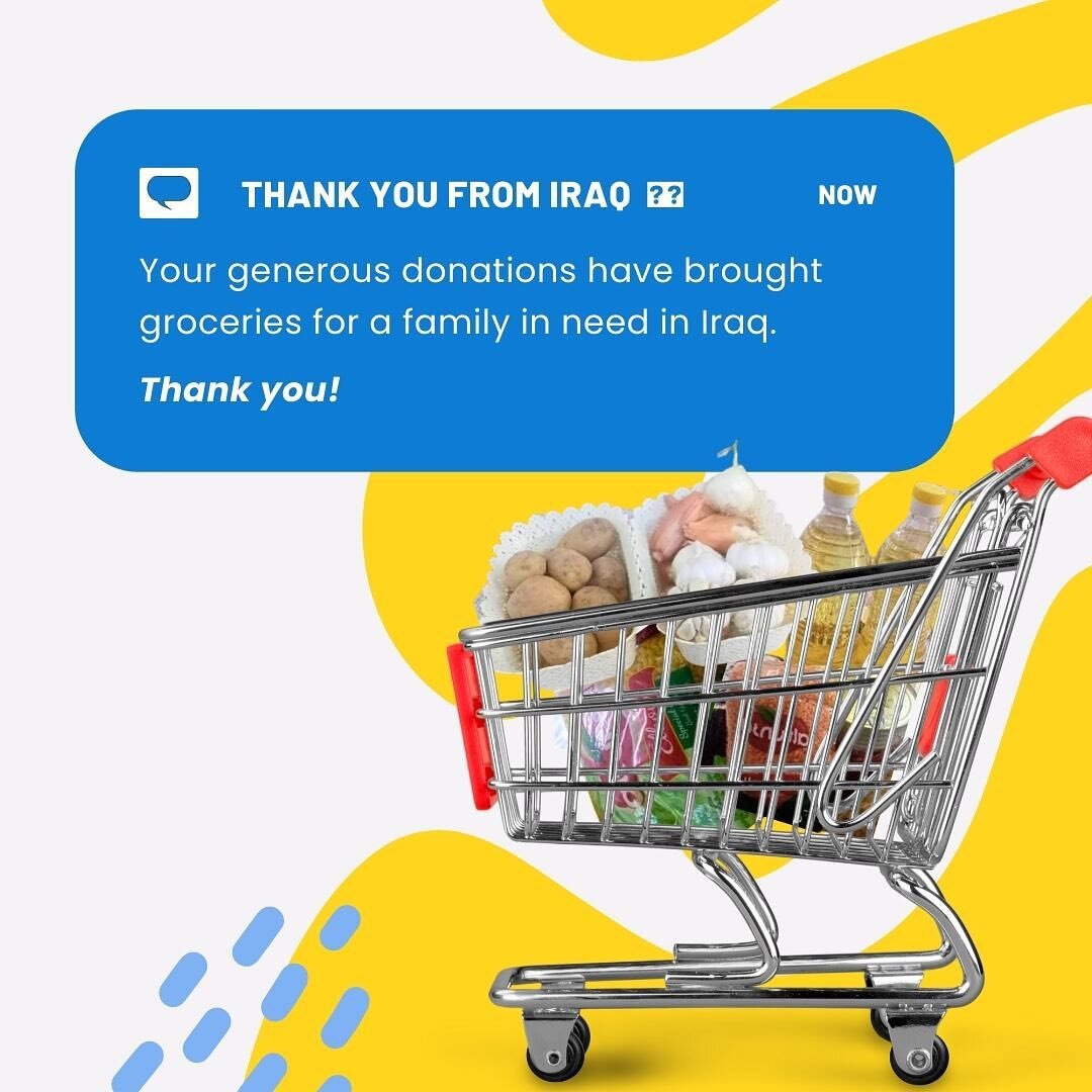 A big thank you to all our donors! Thanks to you all, a family in need in Iraq was able to buy groceries this week! 

#nonprofit #middleeast #unheardcries #charity #donate #nonprofitorganization #volunteer #giveback #love #support #fundraising #socia