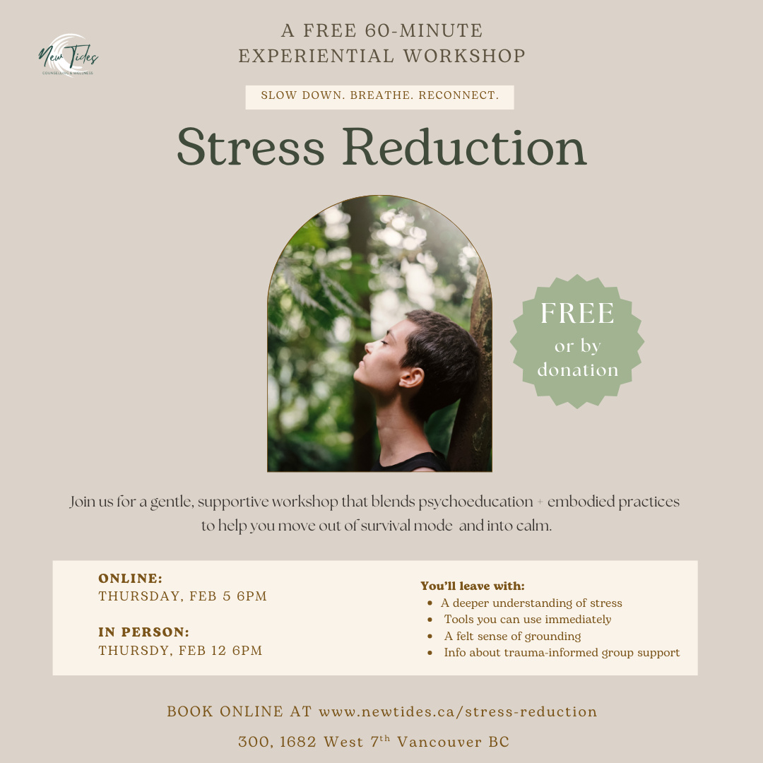 Free Stress Reduction Workshop (In Person)