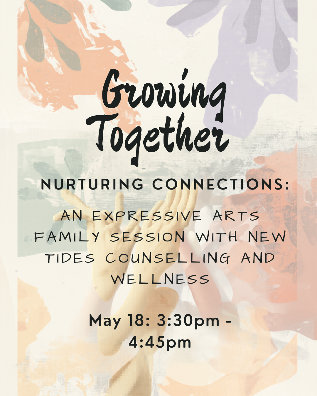 Family Session! Expressive Art Therapy Drop in with Natasha 