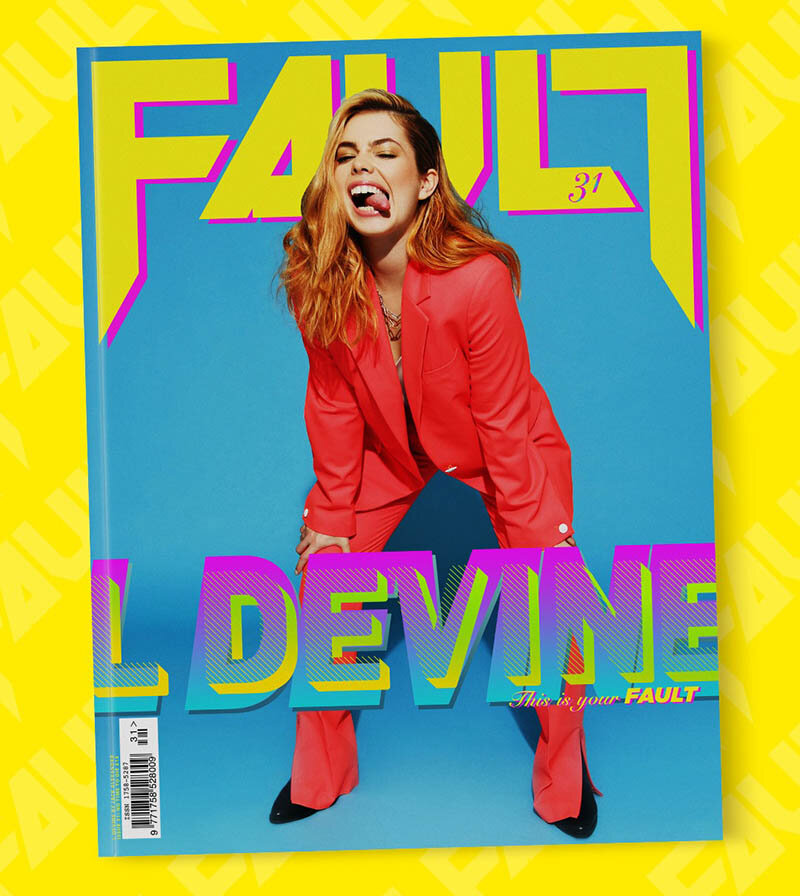 L Devine styling by Ella for Fault Magazine