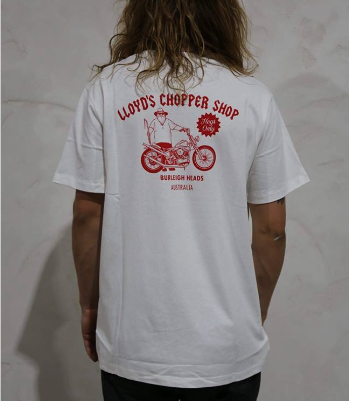 Lloyds Chopper Shop T-Shirt — The Hook Up
