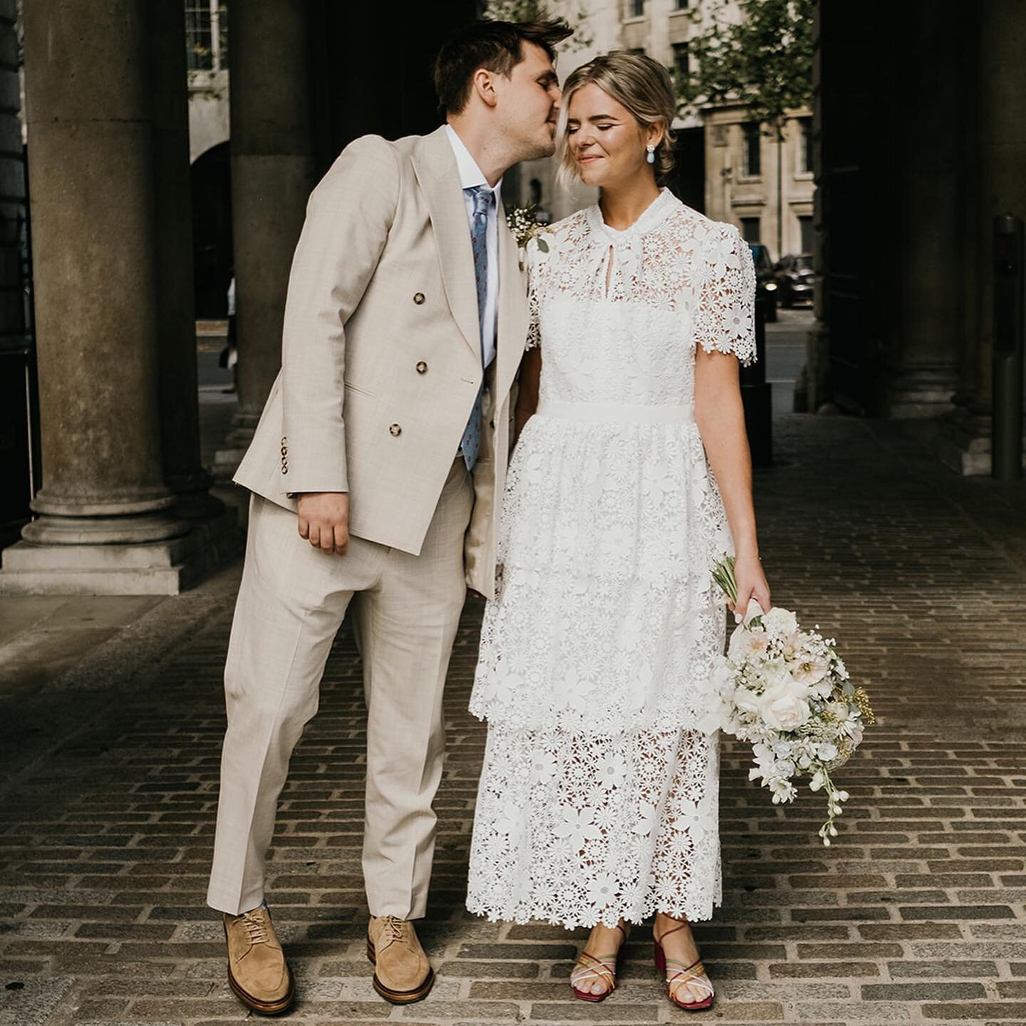 Courtyard portraits at Somerset house ❤️

Venue: @spring_ldn @somersethouse 
Ceremony: @sayidoislington 
Dress: @mrselfportrait 
Flowers: @wallflower.london 

#islingtontownhallwedding #islingtontownhall #londonwedding #londonvenue #londonweddingphot