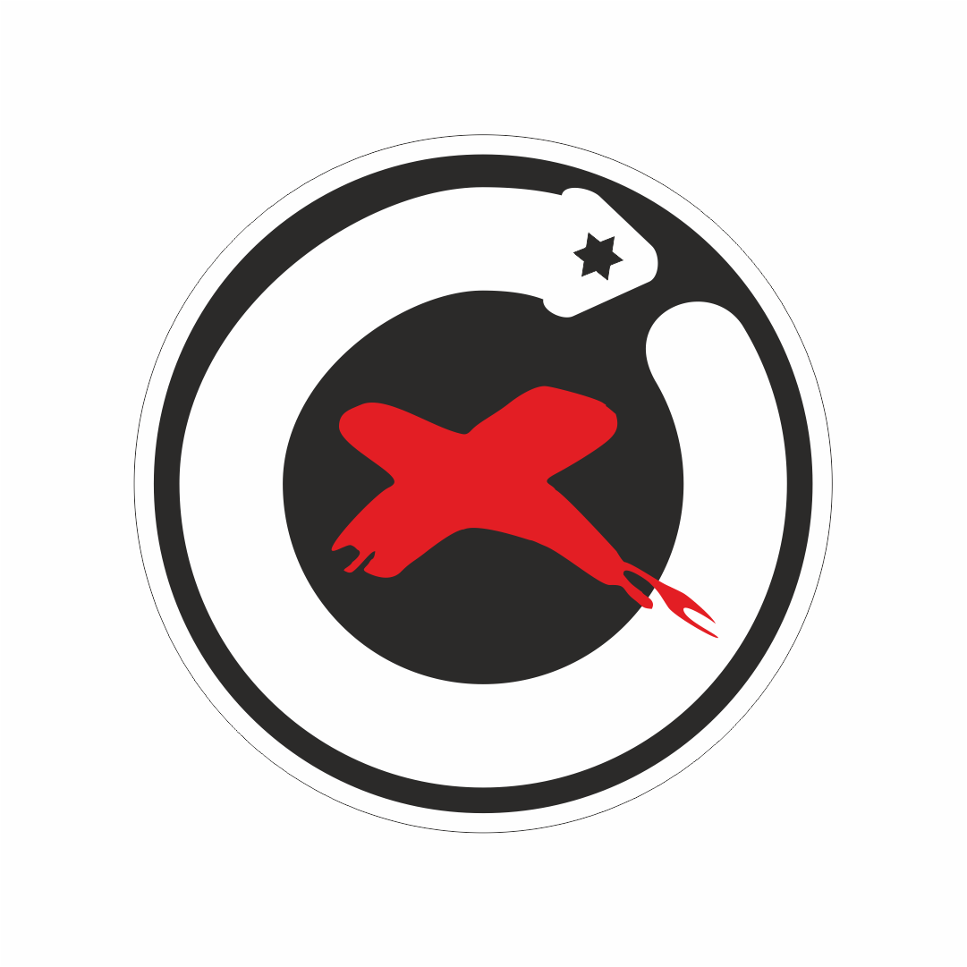 ARROW CROSS LOGO WHITE ARROW BLACK BACKGROUND.gif