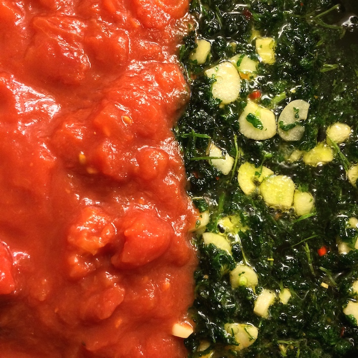 Penne Arrabbiata - "Vred pasta" med stærk tomatsovs