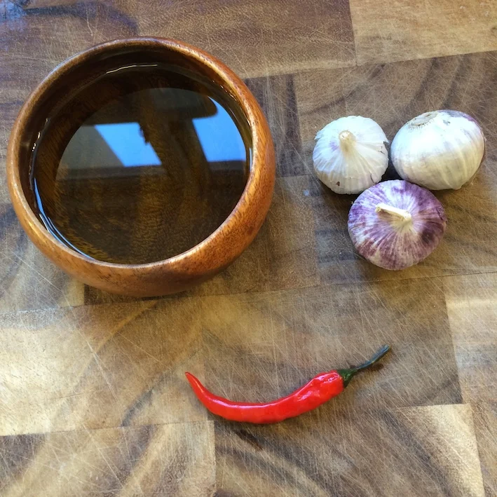 Spaghetti aglio olio e peperoncino