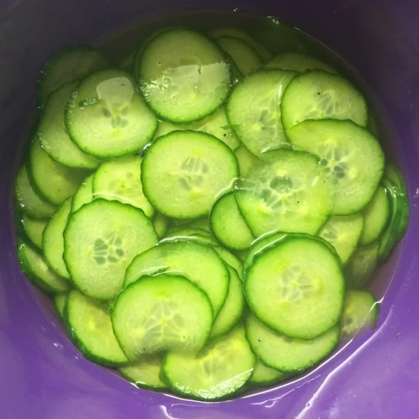 Hjemmelavet agurkesalat