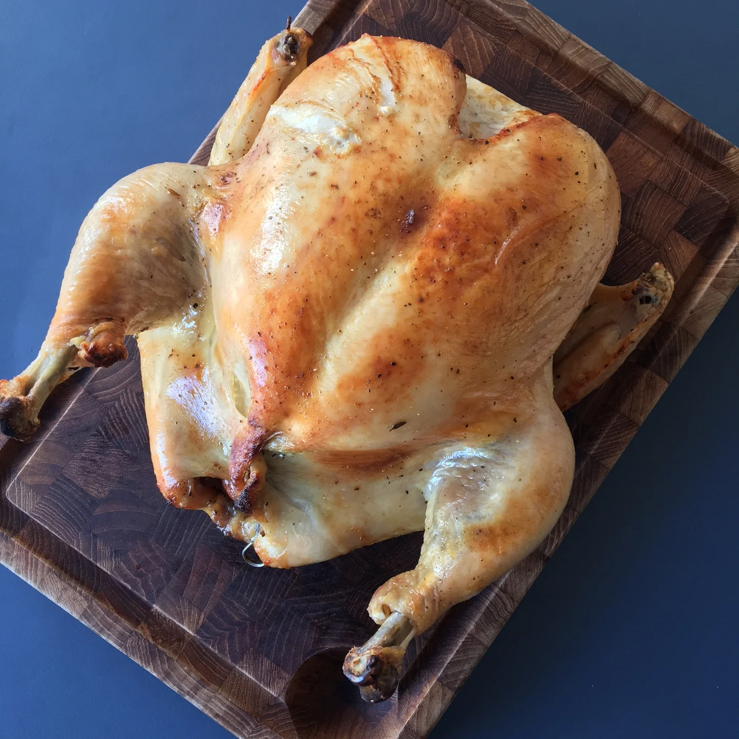 Opskrift på langtidsstegt kylling