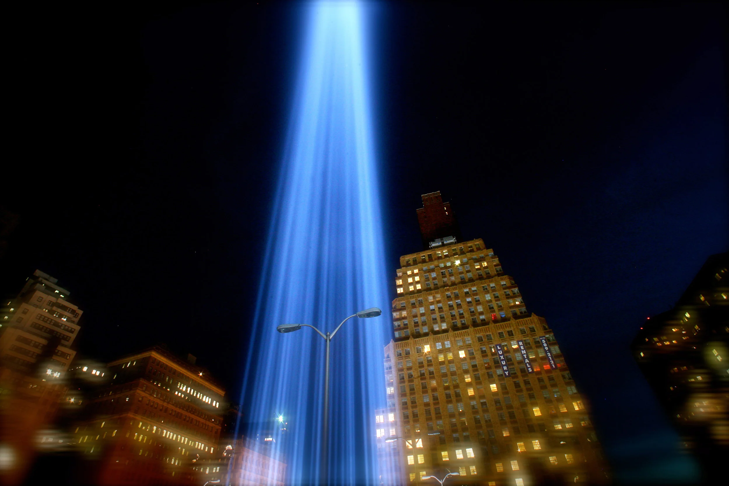 9/11 Tribute In Light. New York City