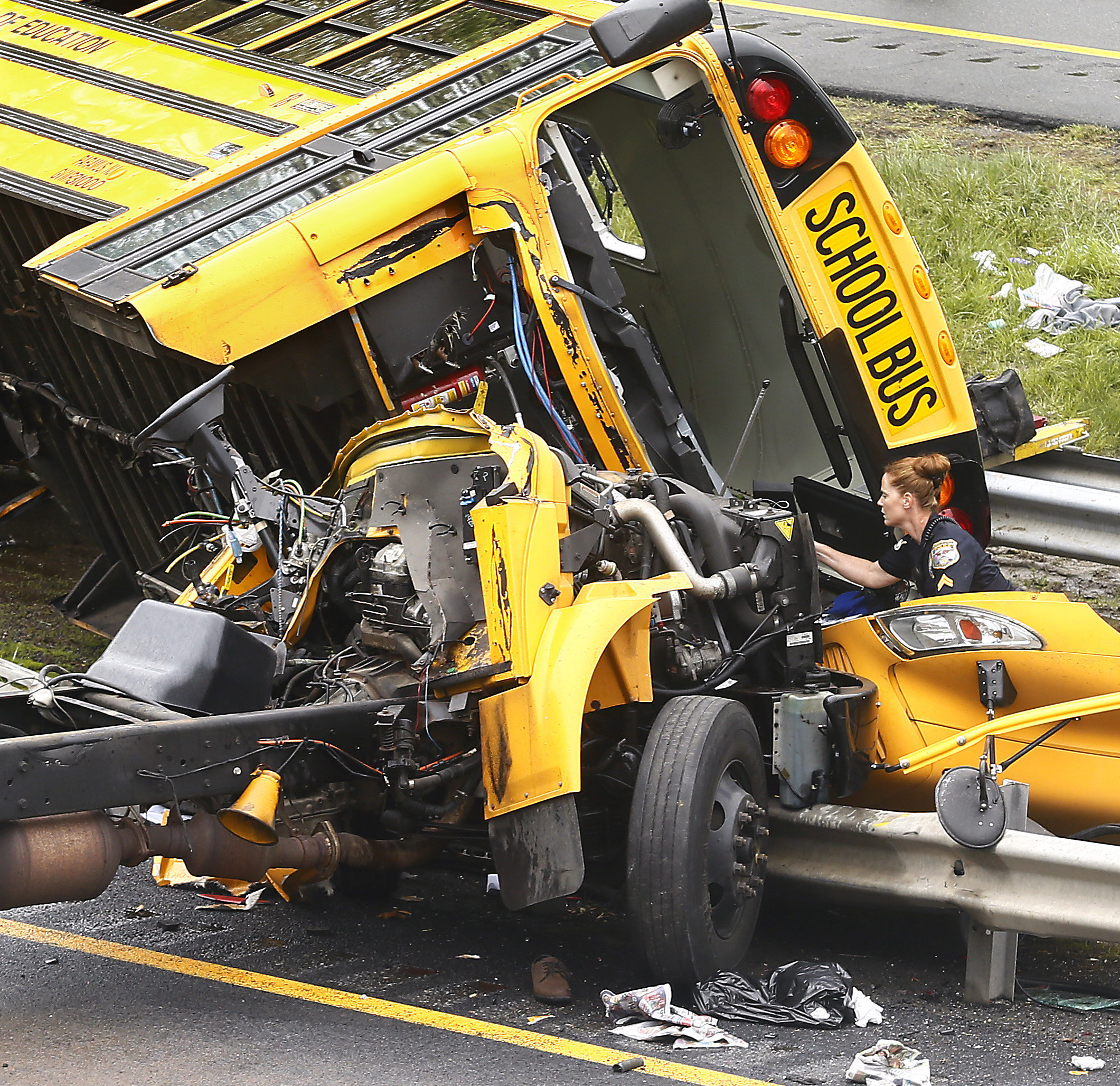 Fatal school bus crash, Byram, NJ