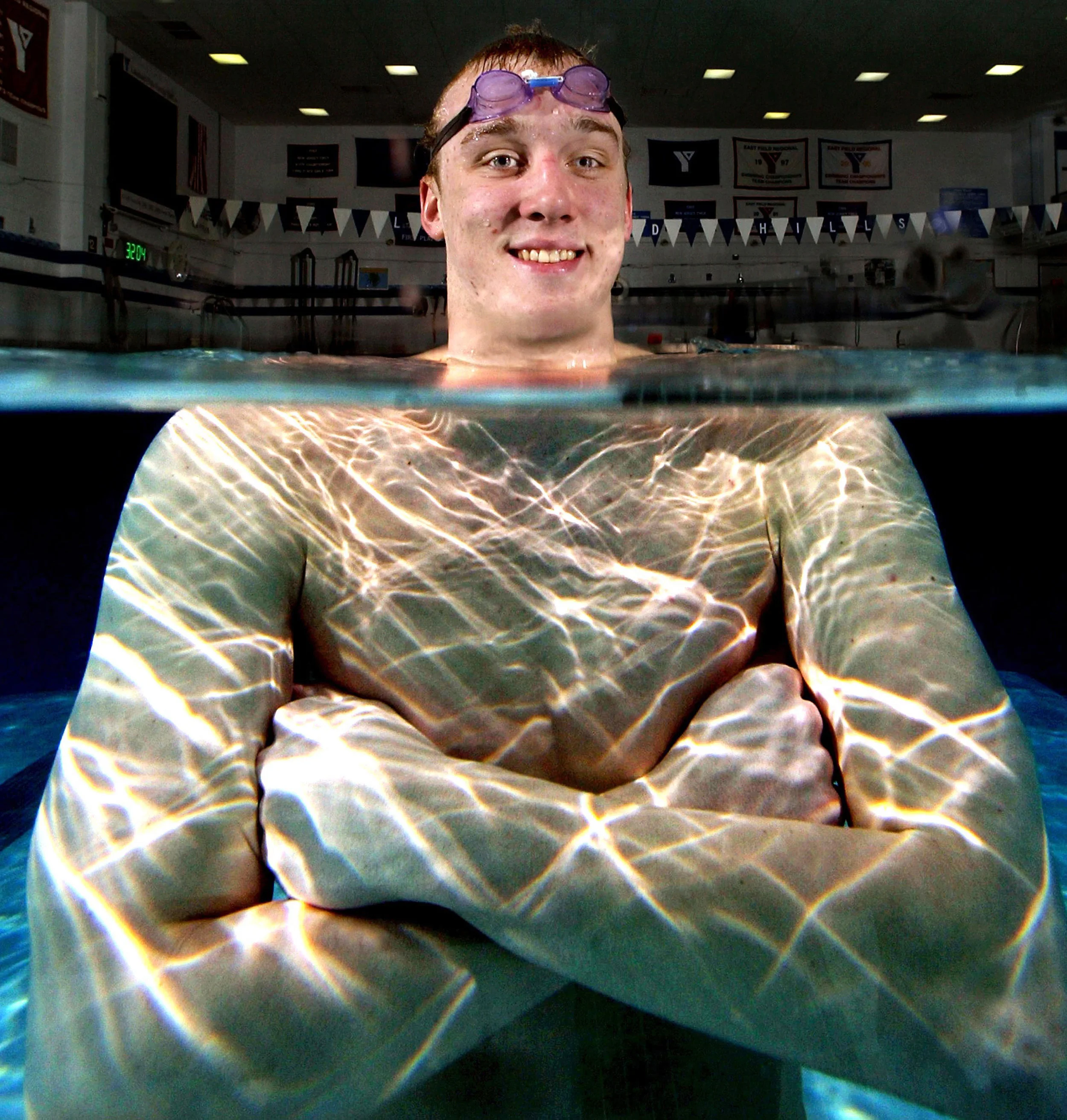 Swimmer A. J. Walker