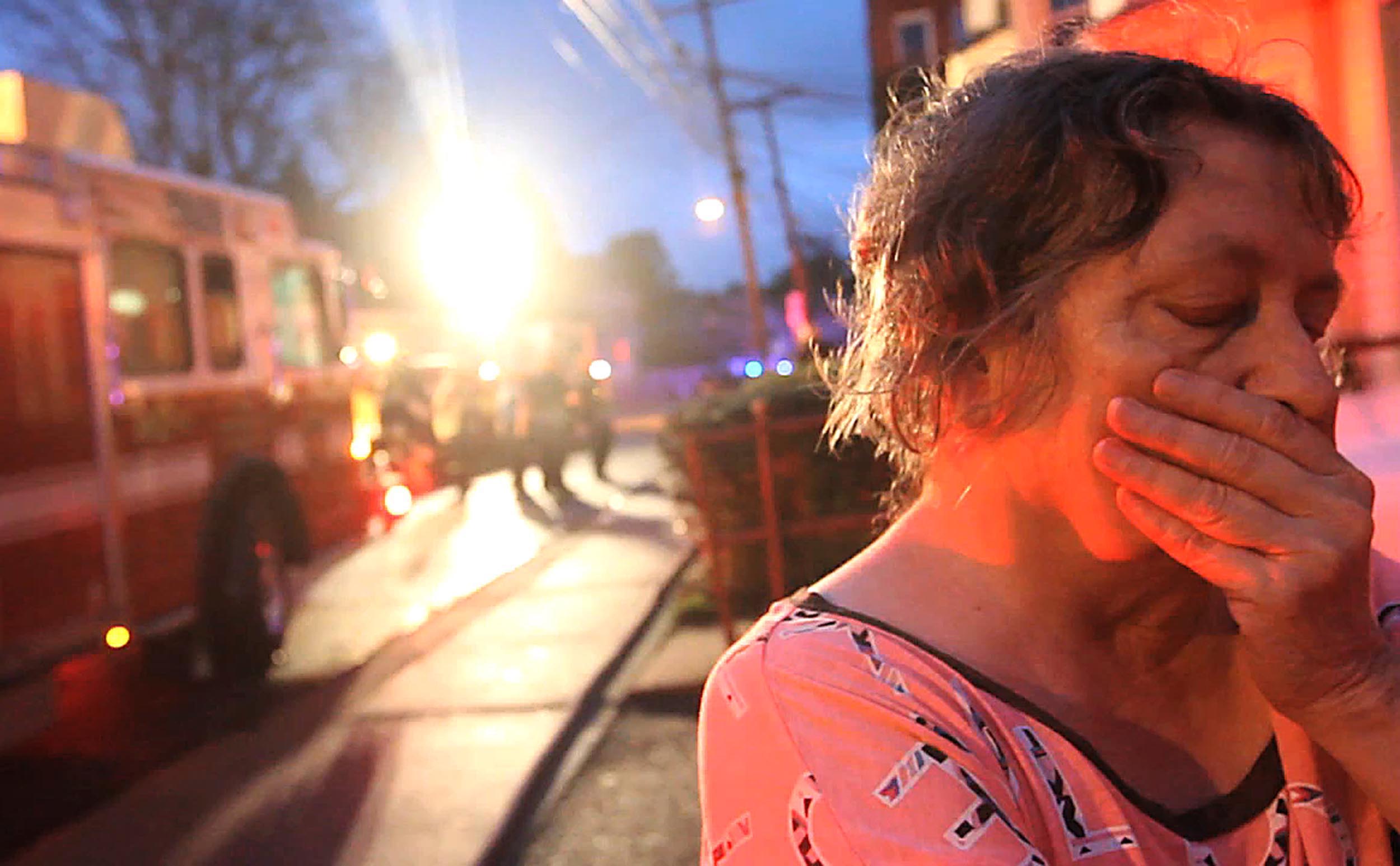 Florence Konwickie lost everything during an early morning 3-alarm fire. Morristown, NJ
