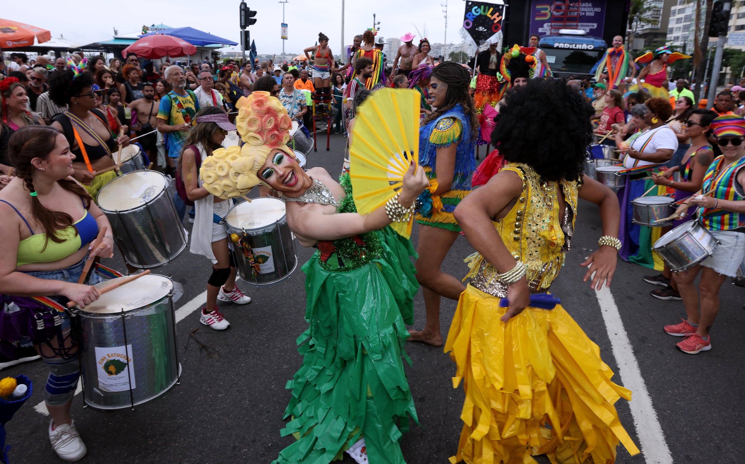 The Rio de Janeiro’s iconic Pride Parade marking 30 years of LGBTI+ history with a powerful message of inclusion and sustainability. 