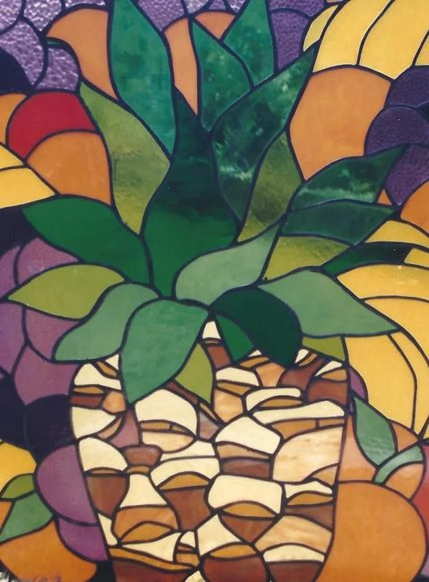 Stained Glass - Pineapple (Detail) - Large.jpg
