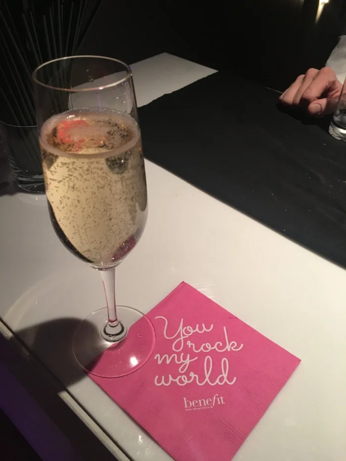  sippin’ champaign on the way there. 